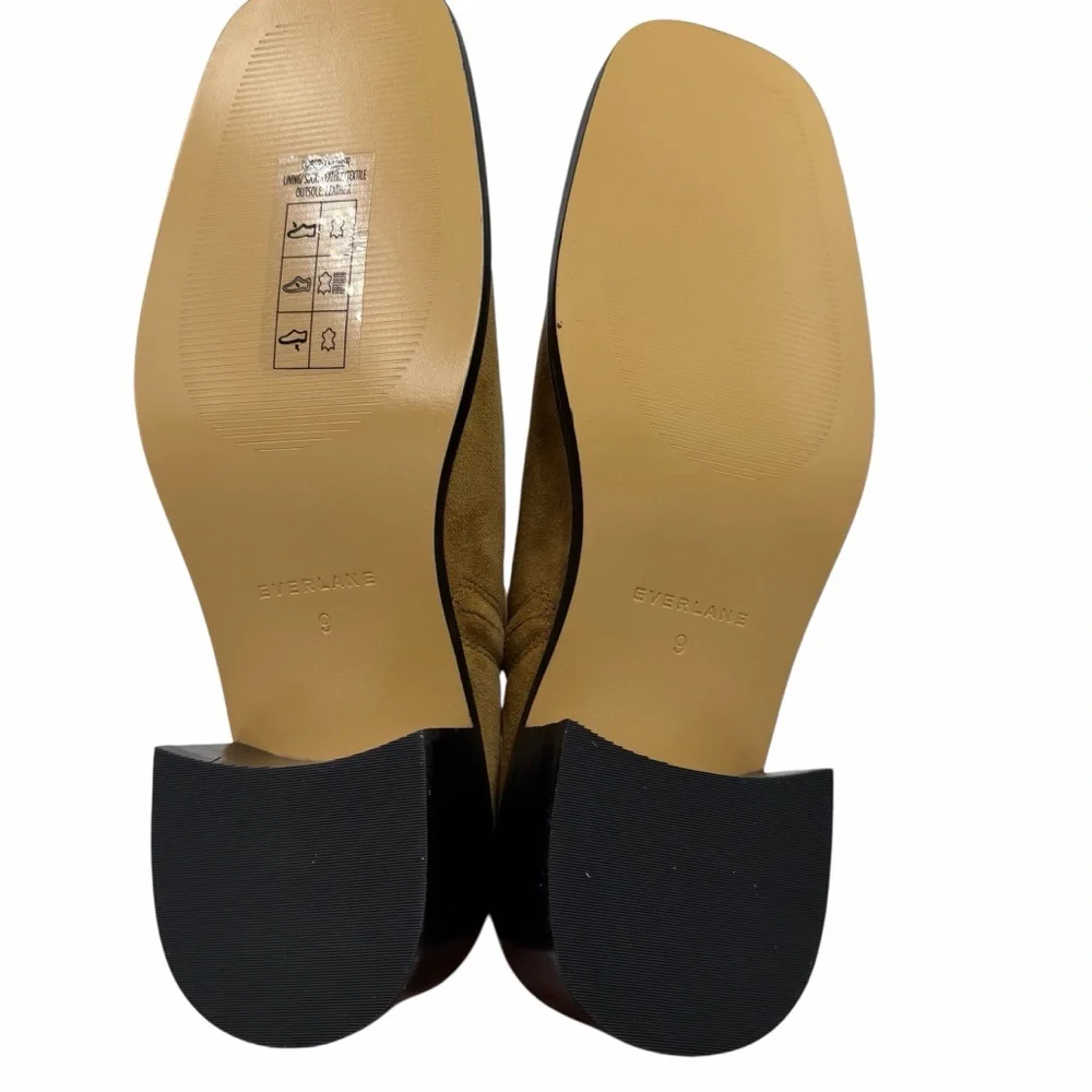 NEW Everlane Toasted Almond Suede Tan Leather The City Boot‎ in Size 9